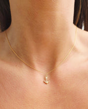 Load image into Gallery viewer, Mini Anchor Necklace- 14k Gold