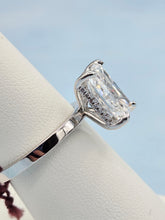 Load image into Gallery viewer, 3 Carat Radiant Cut Lab Diamond Engagement Ring - 14K White Gold - Marie's Custom Design