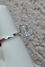 Load image into Gallery viewer, 3 Carat Radiant Cut Lab Diamond Engagement Ring - 14K White Gold - Marie's Custom Design