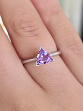 Load image into Gallery viewer, Alexandrite Ring - 14K White Gold - Marie's Custom Design