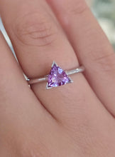 Load image into Gallery viewer, Alexandrite Ring - 14K White Gold - Marie's Custom Design