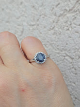 Load image into Gallery viewer, Blue Corundum Dazzle Ring - Samuel B