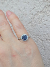 Load image into Gallery viewer, Blue Corundum Dazzle Ring - Samuel B