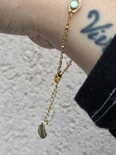 Load image into Gallery viewer, Opalite Gold Plated Cleo Bracelet - Adjustable