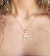 Load image into Gallery viewer, Starfish Pendant &amp; Chain - 14K Yellow Gold