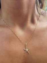 Load image into Gallery viewer, Starfish Pendant &amp; Chain - 14K Yellow Gold