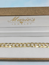 Load image into Gallery viewer, Men’s Cuban Link Bracelet - 14K Yellow Gold