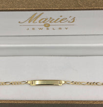 Load image into Gallery viewer, Children’s ID bracelet- 14k Gold