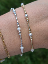 Load image into Gallery viewer, Pearl Tube Beaded Bracelet- Our Whole Heart