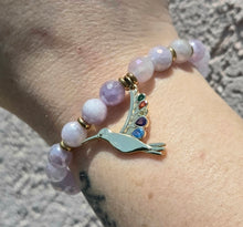 Load image into Gallery viewer, Hummingbird Gold Charm Bracelet - TJazelle
