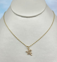 Load image into Gallery viewer, Diamond Dragonfly Charm - 14K Yellow Gold