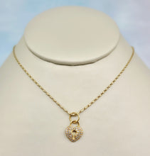 Load image into Gallery viewer, Diamond Locket Charm - 14K Gold