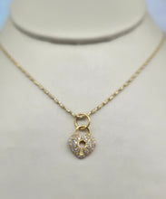Load image into Gallery viewer, Diamond Locket Charm - 14K Gold