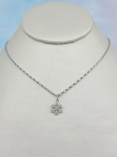 Load image into Gallery viewer, Diamond Flower Charm - 14K Gold