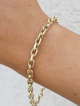 Load image into Gallery viewer, Italian Link 8” Bracelet - 14K Yellow Gold