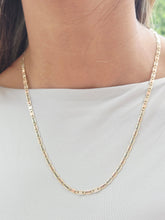 Load image into Gallery viewer, Tri Color Gold Valentino Chain - 14K Gold