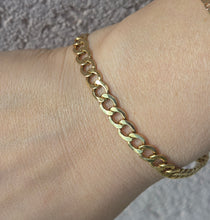 Load image into Gallery viewer, 8” Gold Link Bracelet - 14k Yellow Gold