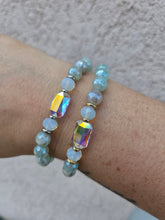 Load image into Gallery viewer, Adrian Mystic Aqua Agate Beaded Bracelet - Stash