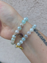 Load image into Gallery viewer, Adrian Mystic Aqua Agate Beaded Bracelet - Stash