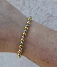 Load image into Gallery viewer, Serenity Bracelet - Gold with Silver -TJazelle
