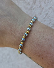 Load image into Gallery viewer, Serenity Bracelet - Silver with Gold -TJazelle