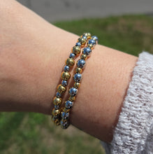 Load image into Gallery viewer, Serenity Bracelet - Silver with Gold -TJazelle