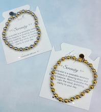 Load image into Gallery viewer, Serenity Bracelet - Silver with Gold -TJazelle