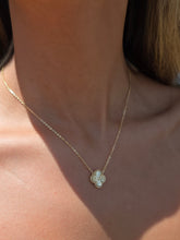 Load image into Gallery viewer, Diamond Cut Clover Necklace - Gold Plated Sterling Silver