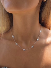 Load image into Gallery viewer, Mother of Pearl Clovers Necklace - Our Whole Heart *Retired Style*