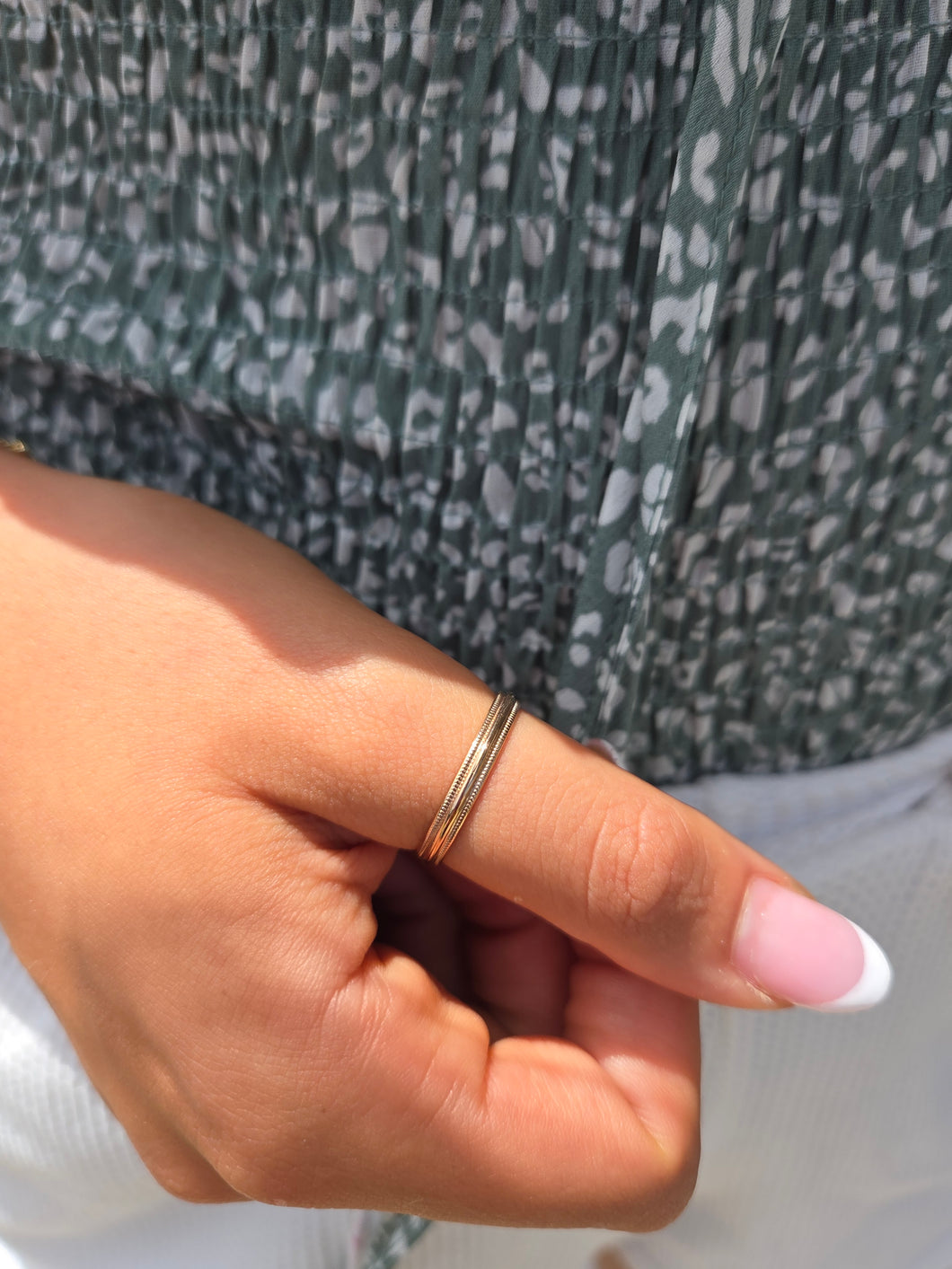 10K Rose Gold Thumb Ring