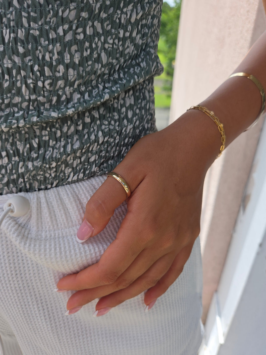 Gold Thumb Ring - 14k Gold