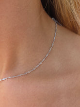 Load image into Gallery viewer, Singapore Dainty White Gold Chain