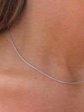 Load image into Gallery viewer, 16" Sparkly-Cut Wheat Chain - 14K White Gold