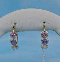 Load image into Gallery viewer, Hearts Earring - 14k Gold Estate