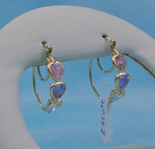 Load image into Gallery viewer, Hearts Earring - 14k Gold Estate