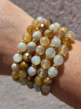 Load image into Gallery viewer, Faceted Moonstone &amp; Sunset Quartz Stacker - Marie's TJazelle Exclusive