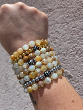 Load image into Gallery viewer, Faceted Moonstone &amp; Sunset Quartz Stacker - Marie's TJazelle Exclusive