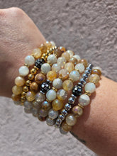 Load image into Gallery viewer, Black Shell on Sunset Quartz Stacker - Marie's TJazelle Exclusive