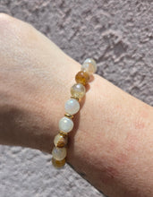 Load image into Gallery viewer, Faceted Moonstone &amp; Sunset Quartz Stacker - Marie's TJazelle Exclusive