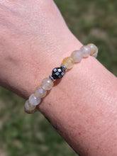 Load image into Gallery viewer, Black Shell on Sunset Quartz Stacker - Marie's TJazelle Exclusive