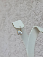 Load image into Gallery viewer, Petite Gold Leverback Earrings - 14K Yellow Gold - Estate