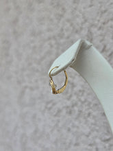 Load image into Gallery viewer, Petite Gold Leverback Earrings - 14K Yellow Gold - Estate
