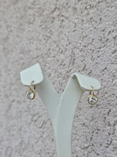 Load image into Gallery viewer, Petite Gold Leverback Earrings - 14K Yellow Gold - Estate