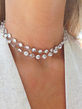 Load image into Gallery viewer, 36" White Topaz Necklace - Sterling Silver