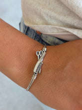Load image into Gallery viewer, Hairdresser Scissors Bangle Bracelet-Luca and Danni