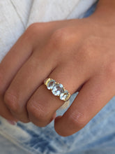 Load image into Gallery viewer, Blue Topaz Estate Ring - 14k Gold