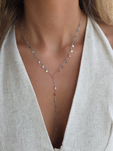 Load image into Gallery viewer, Star Lariat Y Drop Necklace