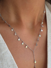 Load image into Gallery viewer, Star Lariat Y Drop Necklace