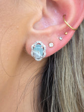 Load image into Gallery viewer, Peacock Aqua Earrings -  Le Vian®