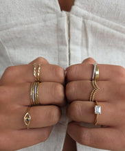 Load image into Gallery viewer, Thin Twist Ring - 14K Yellow Gold